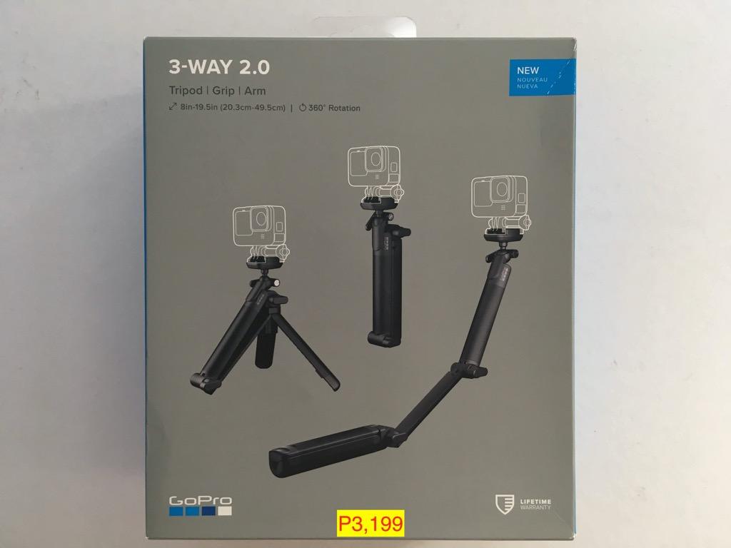 Gopro 3 Way 2 0 Tripod Camera Grip Arm Photography Video Cameras On Carousell