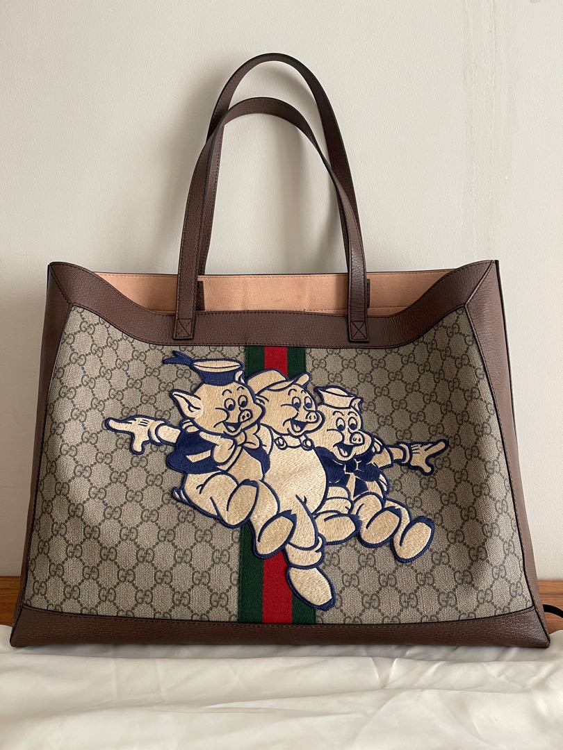 GUCCI X DISNEY Pig Tote Bag