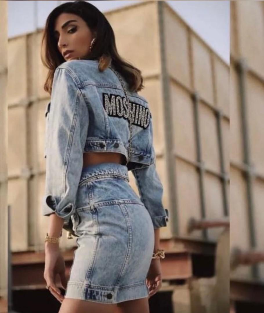 Moschino h&m shop jean jacket
