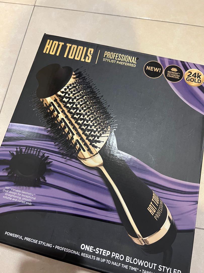 HOT TOOLS Pro Artist 24K Gold One Step Volumizer Hair Dryer and Hot Air