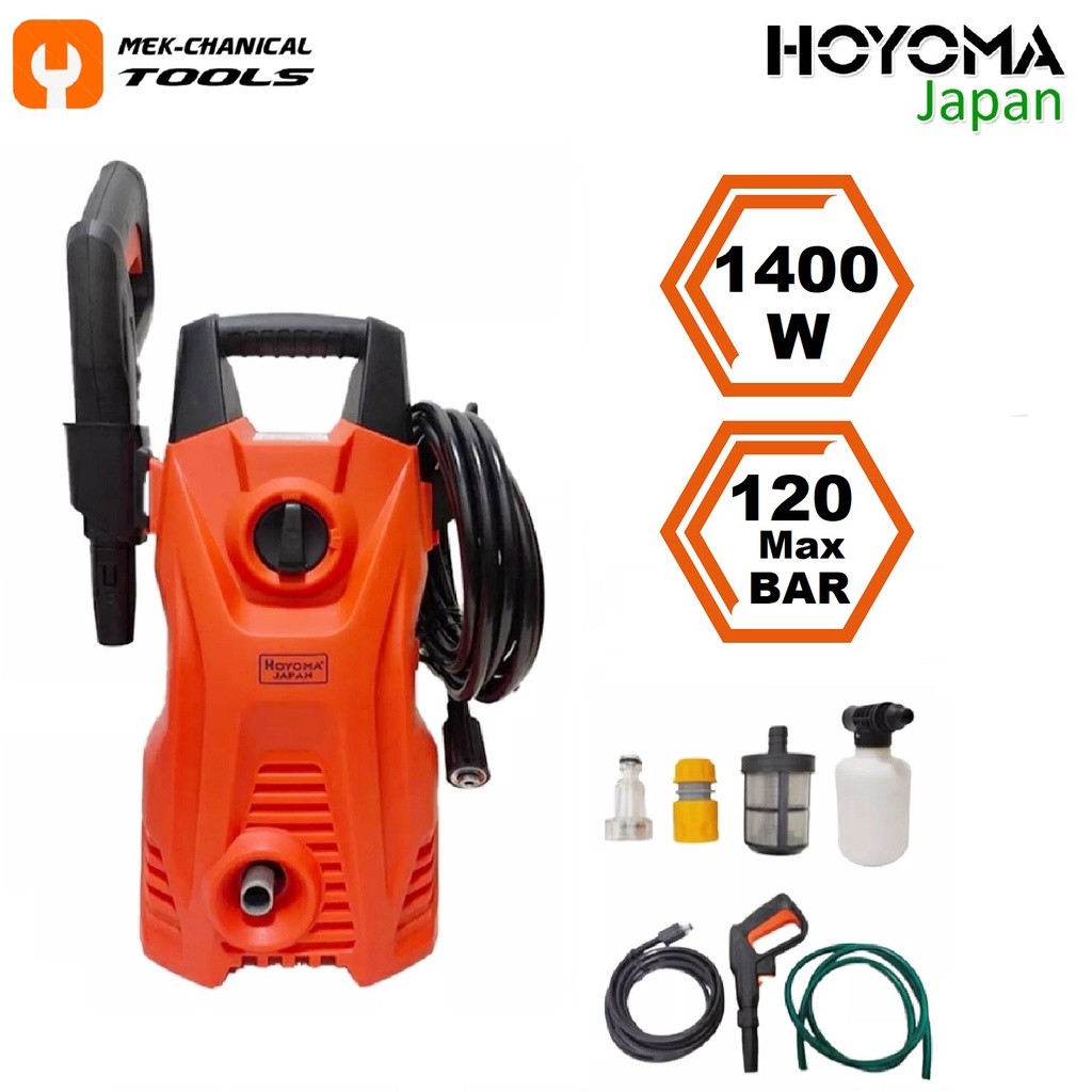 HOYOMA Japan Pressure Washer 1400W (HTPW120), Commercial & Industrial, Construction Tools