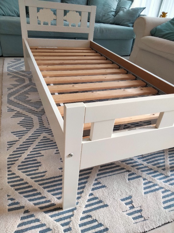 IKEA Kritter toddler/kids bed with guard rail , Babies & Kids, Baby Nursery & Kids Furniture