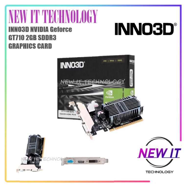 INNO3D NVIDIA Geforce GT710 LP Low Profile 2GB SDDR3 GPU GRAPHICS