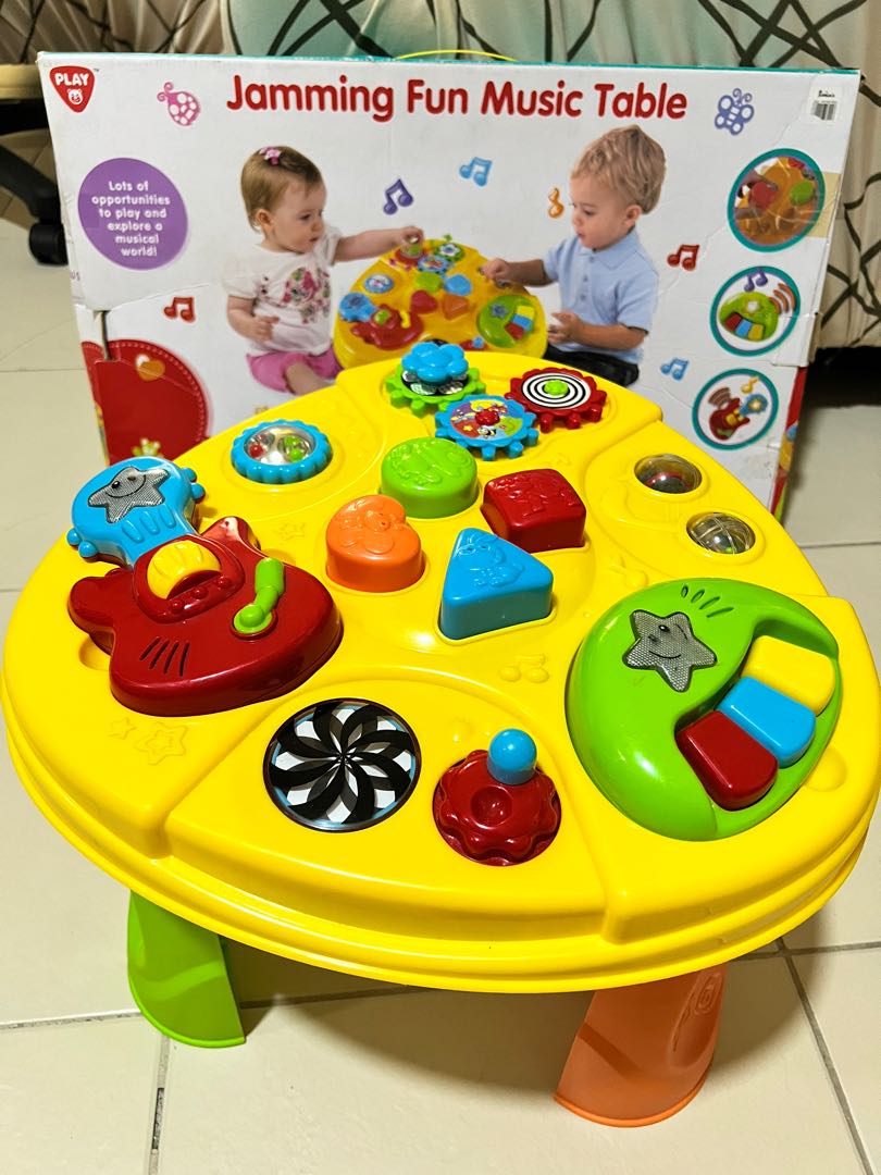 Jamming fun music shop table