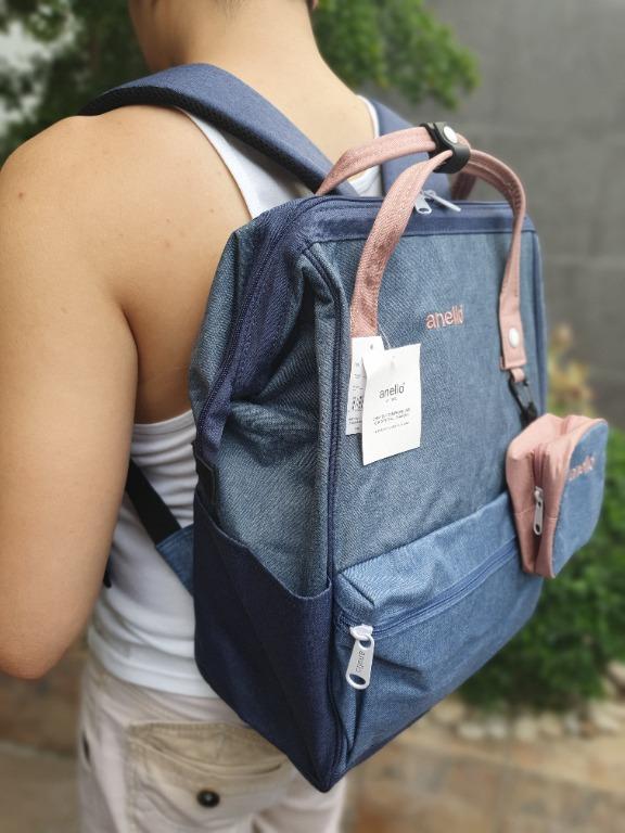 Canvas style backpack top