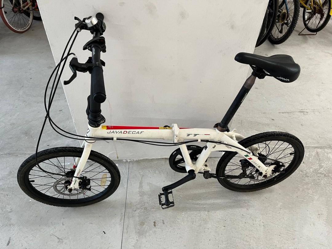 Java decaf folding bike hot sale