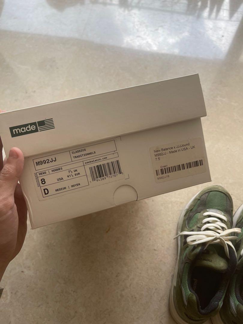 Jjjjound New Balance 992, Men's Fashion 