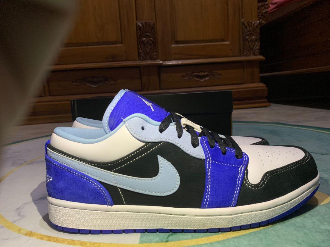 racer blue jordan 1 low