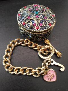 Juicy Couture antique Victorian gold bracelet
