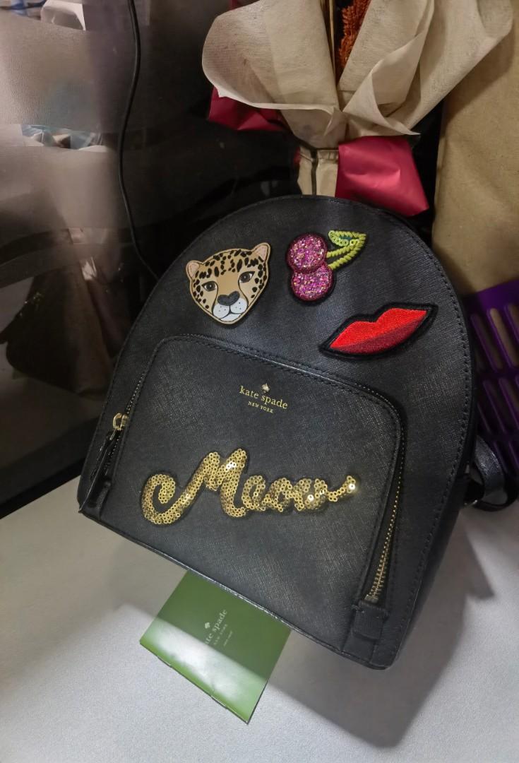 Kate spade meow backpack new arrivals