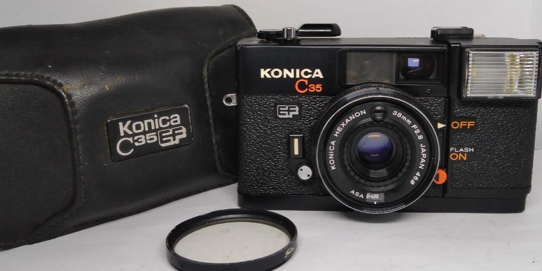 Konica C35 camera (Category: Cameras) located in Las Pinas. Submitted by film101 (Listing ID 1139880068, Image 1). Description: 📷Konica C35 film camera Well known camera 📝BEST FOR OUTDOOR ONLY 📌INCLUSION:pouch, filter ring 💕YOUR NOT LOST TO SHOOT ON THIS CAMERA THE METER TELLS YOU IN THE FINDER IF UNDEREXPOSURE. 🕵️‍♂️Condition of camera ✔️Clean optics ✔️Clean finder ✔️Meter working ✔️Cosmetics :pics up ✔️Shutter working ✔️Aperture blades-sna