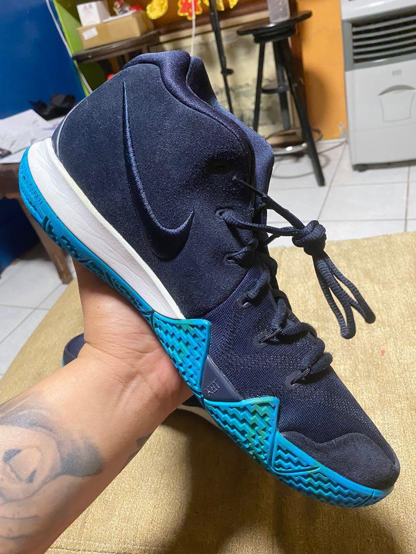 Kyrie 4 obsidian on feet hot sale