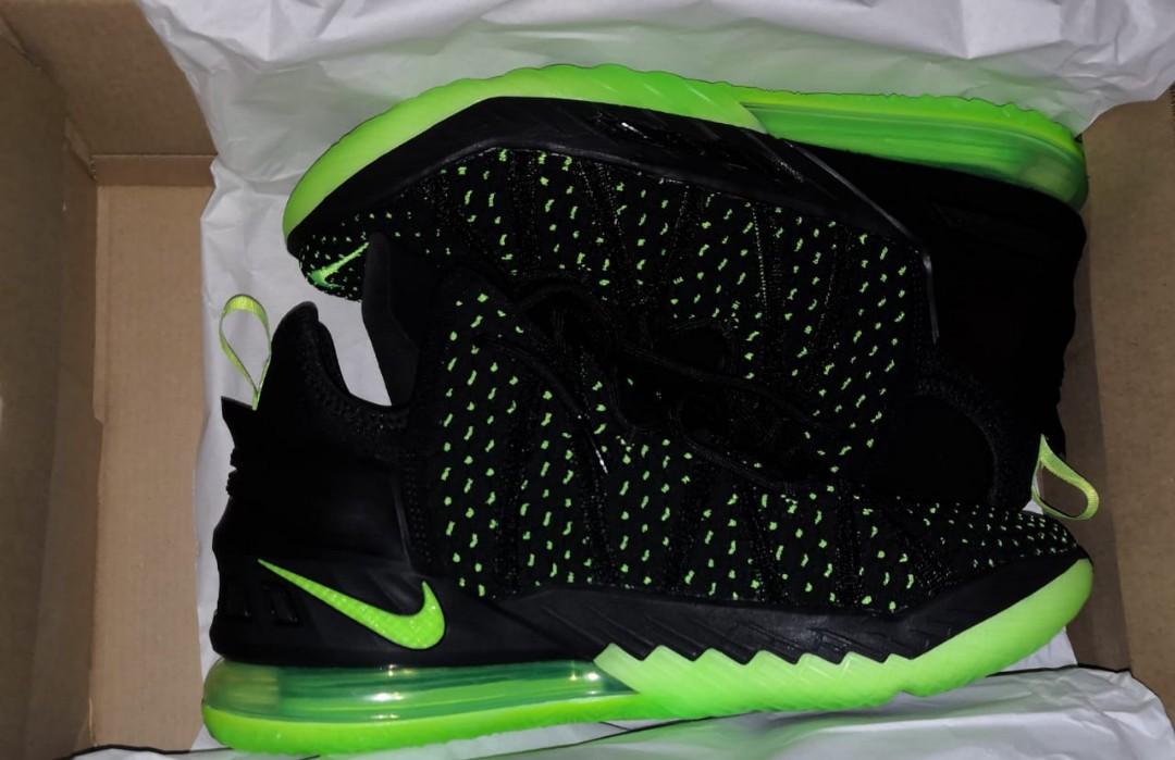 lebron 18 lime green