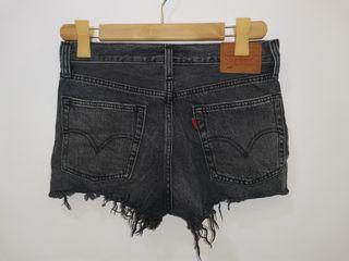 Levi's 501 Leather Patch Shorts