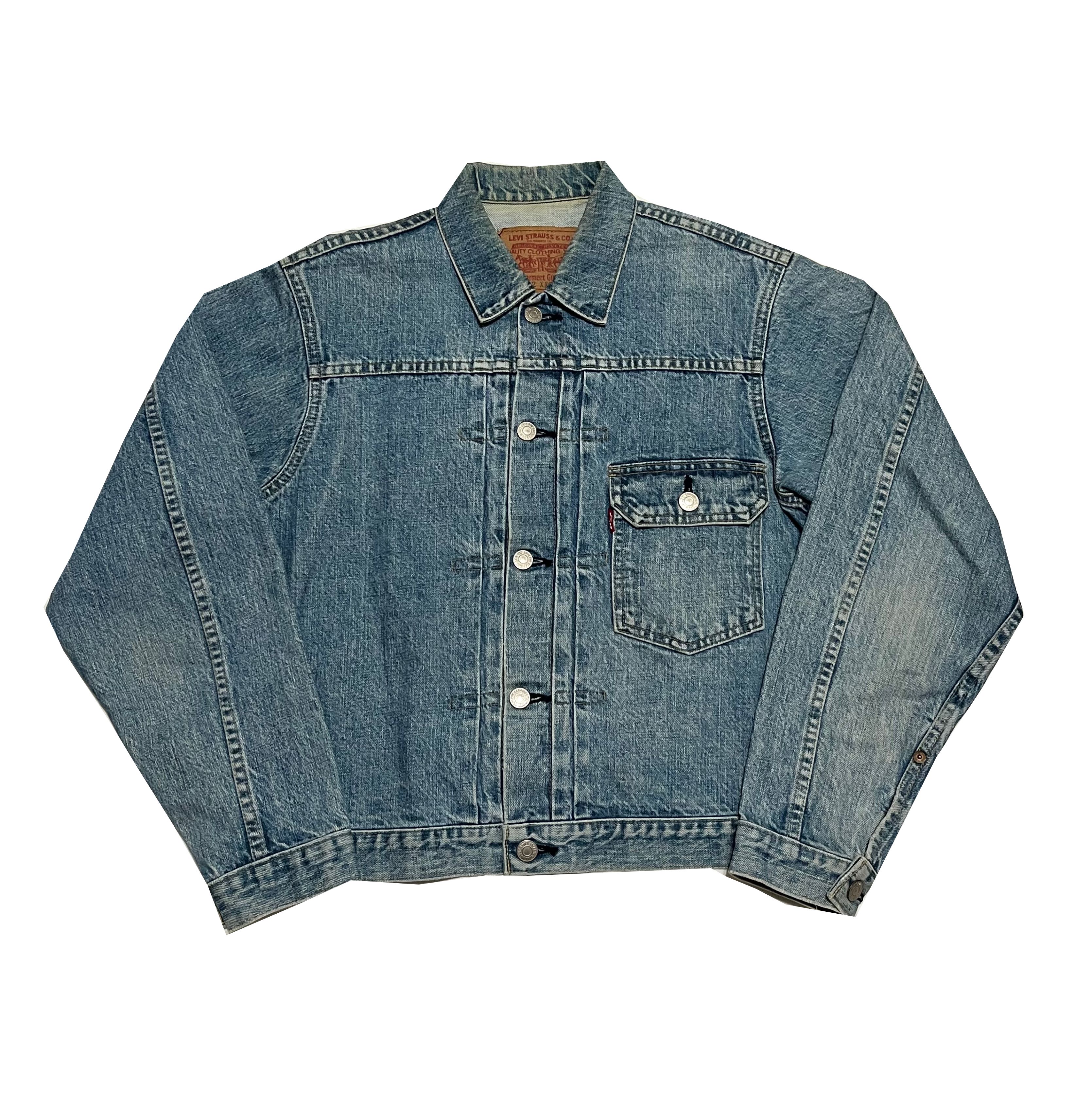 Levis lvc 70502xx Big E J02 Type 1 Denim Jacket (Size 38), 男裝