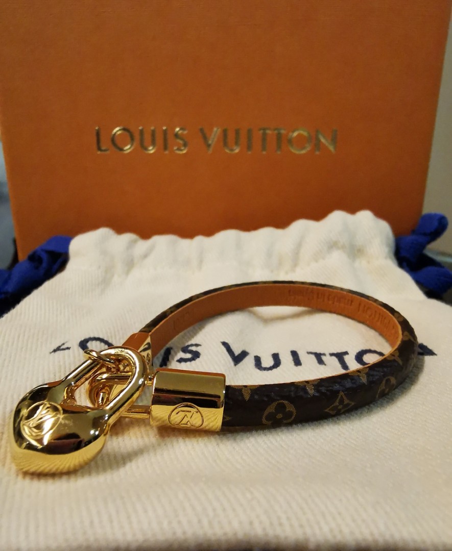 Louis Vuitton Monogram Canvas Crazy In Lock Bracelet (SHF-19591