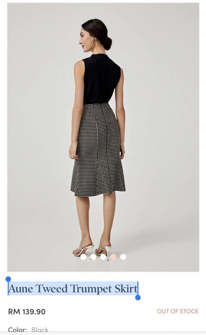Tweed trumpet best sale skirt
