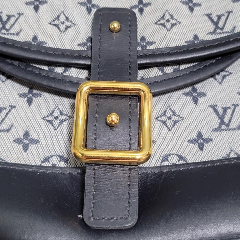 Louis Vuitton Blue Monogram Mini Lin Marjorie Bag - Yoogi's Closet