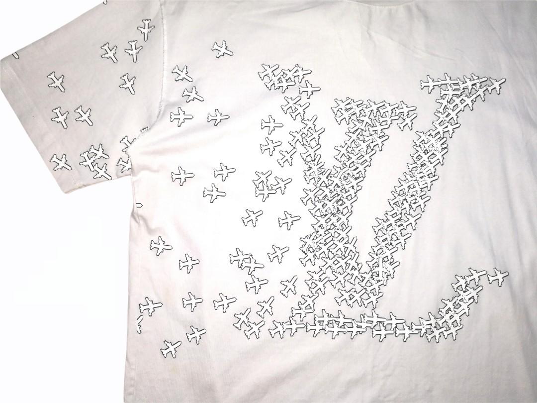 LV PLANES PRINTED T-SHIRT, Men's Fashion, Activewear on Carousell