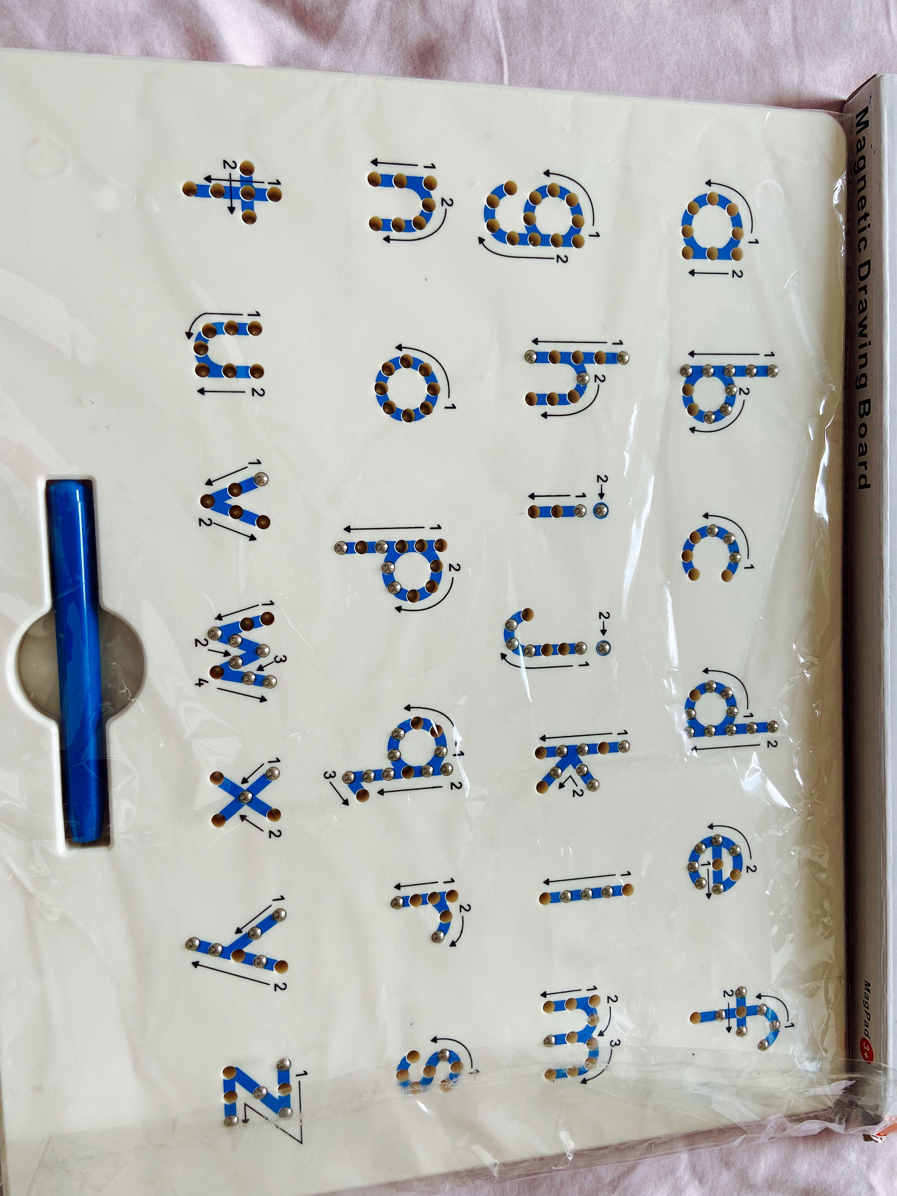 Lower case Alphabets Writing Set KID O Magnatab Tablet/Board