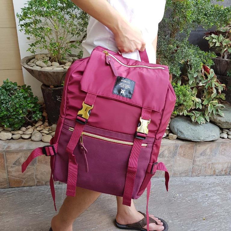 Anello gold buckle backpack 2025