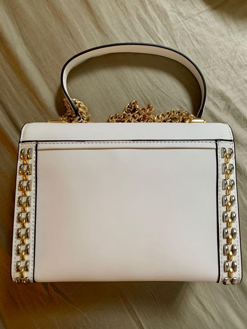 Michael Kors Whitney Large Studded Leather Convertible Shoulder