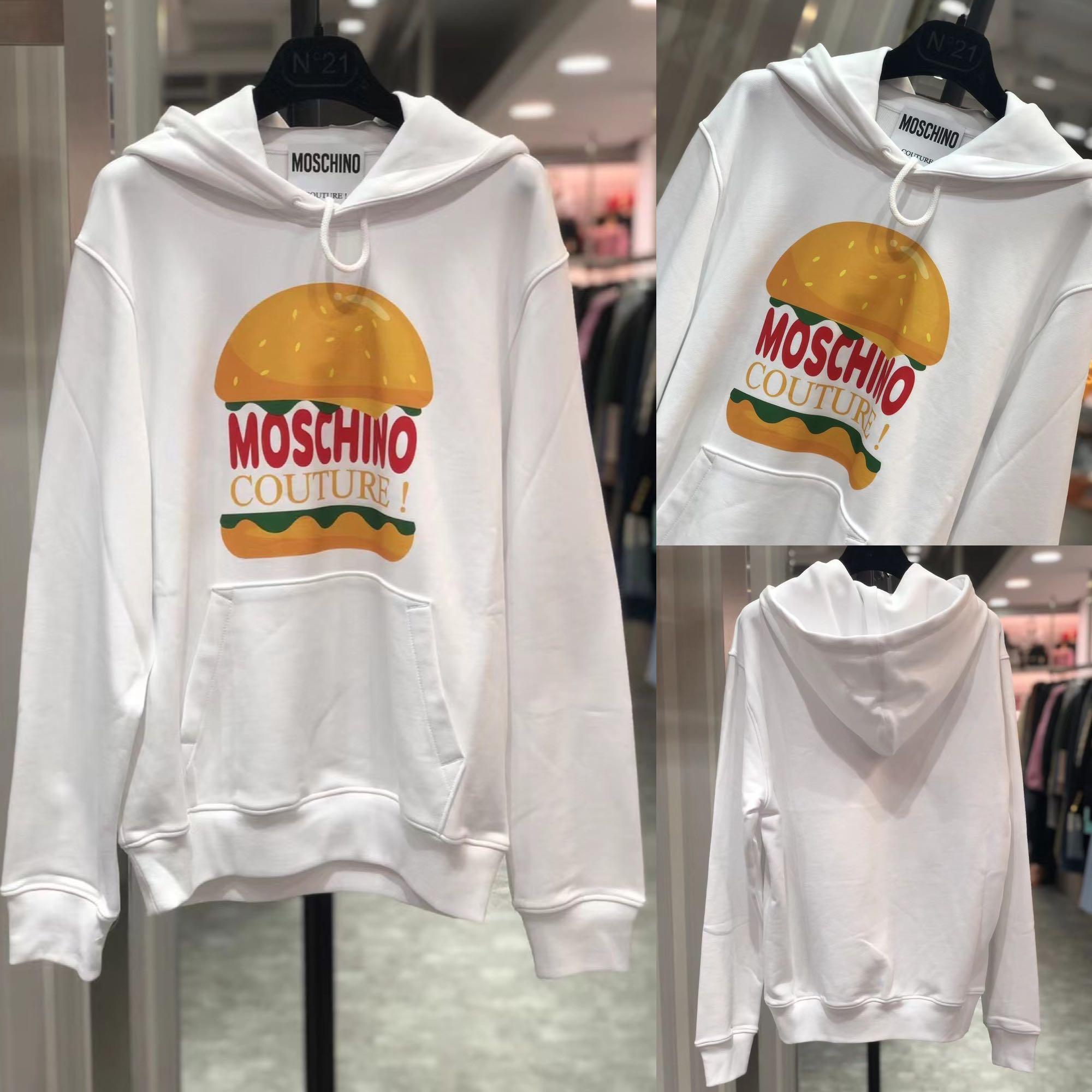 Moschino hoodie white 2025