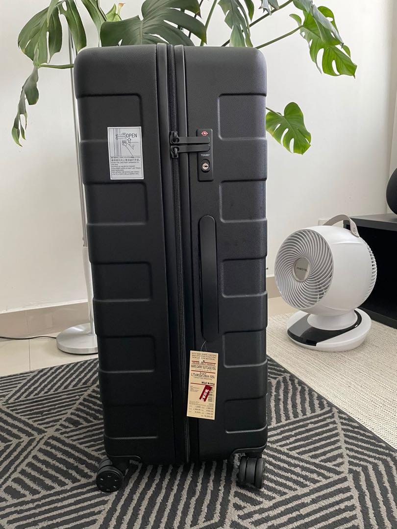 MUJI Hard Carry Bag (105L) With Adjustable CarryBar, Luxury, Bags