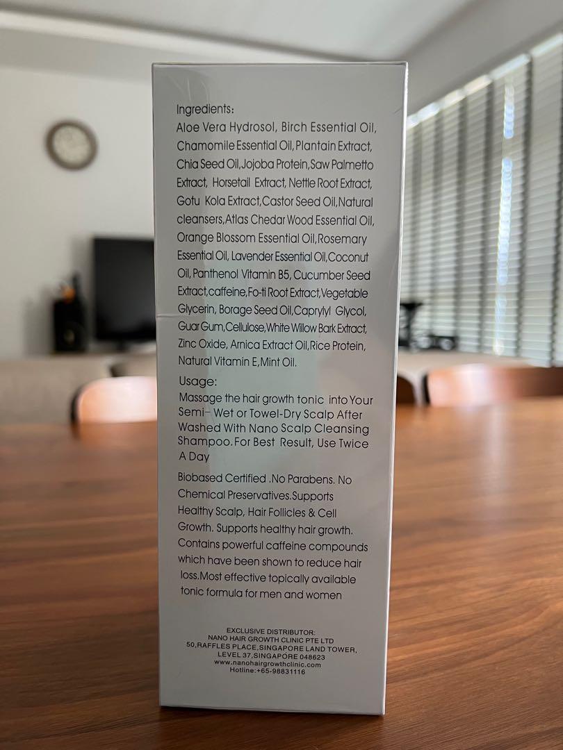 Nano Hair Growth Tonic 300ml, Beauty & Personal Care, Hair on Carousell