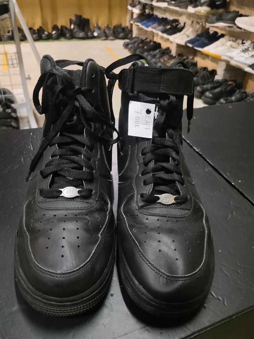 Nike ALL BLACK AIRFORCE 1 size 7.5uk Men s Fashion Footwear
