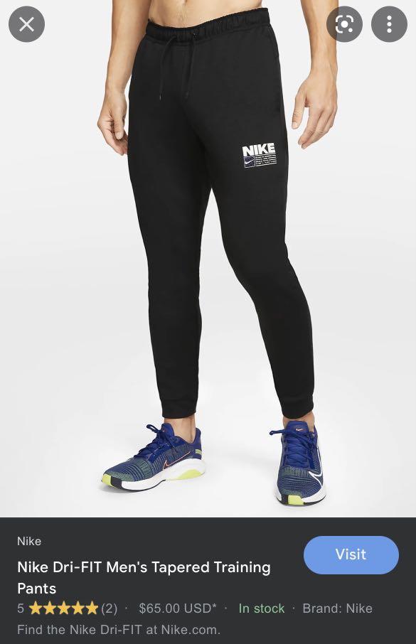 Men's dry tapered new arrivals training pants