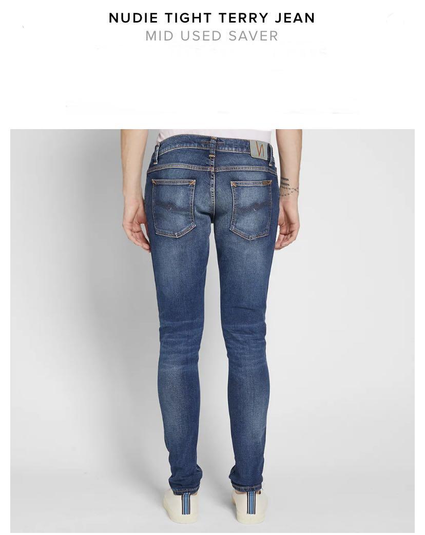 Nudie Tight Terry size 28 NEW