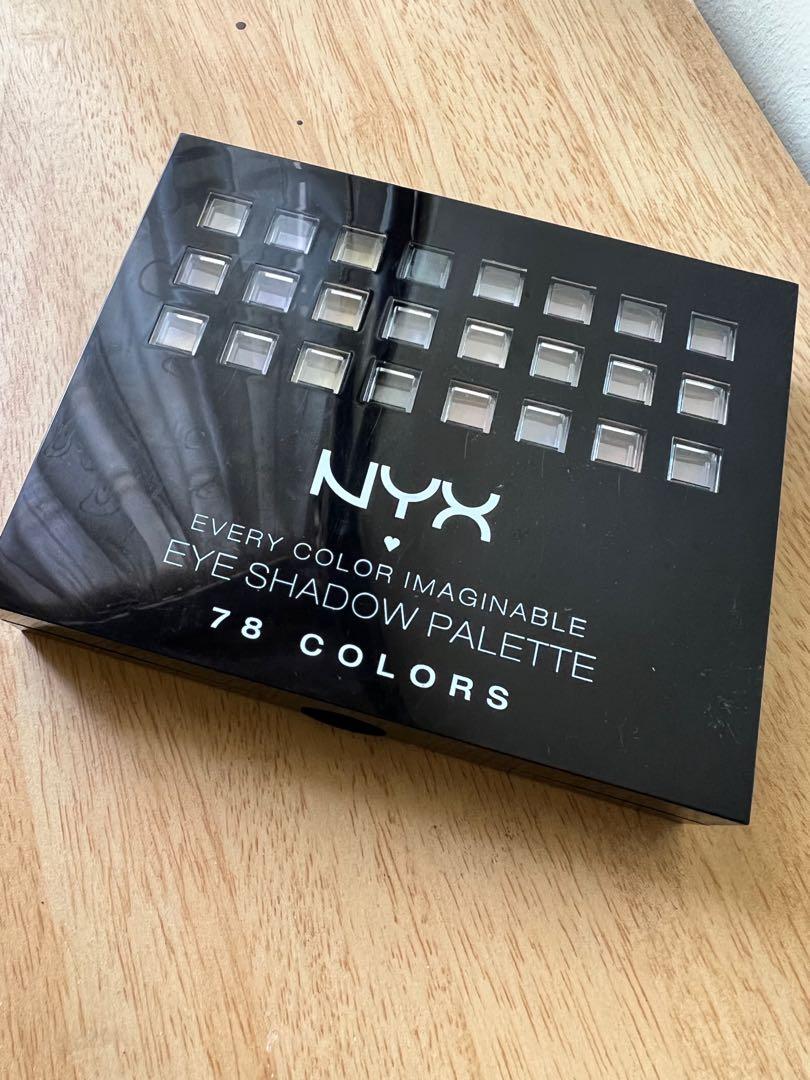 NYX Every Color Imaginable Eye Shadow Palette 78 Colors. NEW