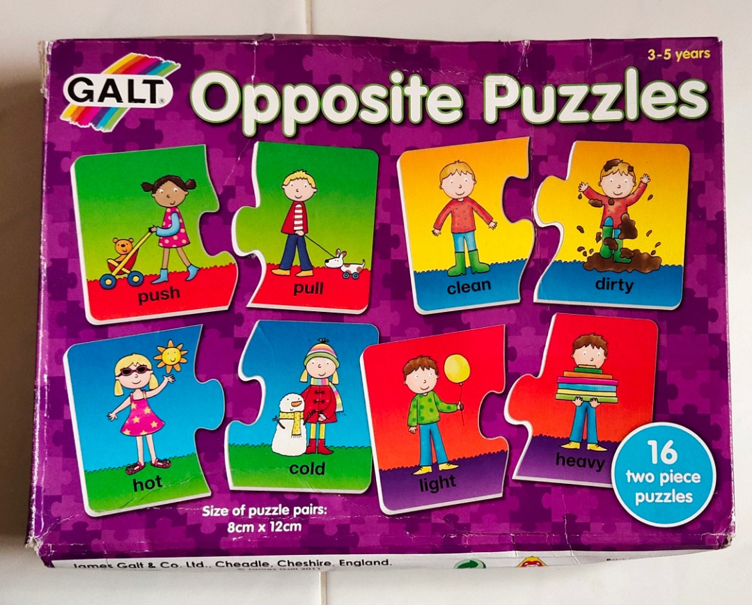 GALT Opposite Puzzles, Hobbies & Toys, Toys & Games on Carousell