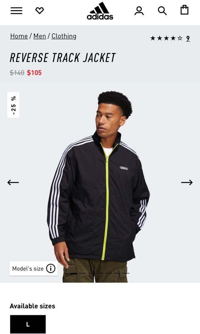 Origina Adidas Jacket Size XL Mens Fashion Coats Jackets and  Outerwear on Carousell
