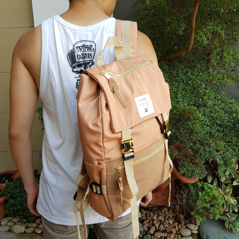 Anello gold buckle backpack hot sale