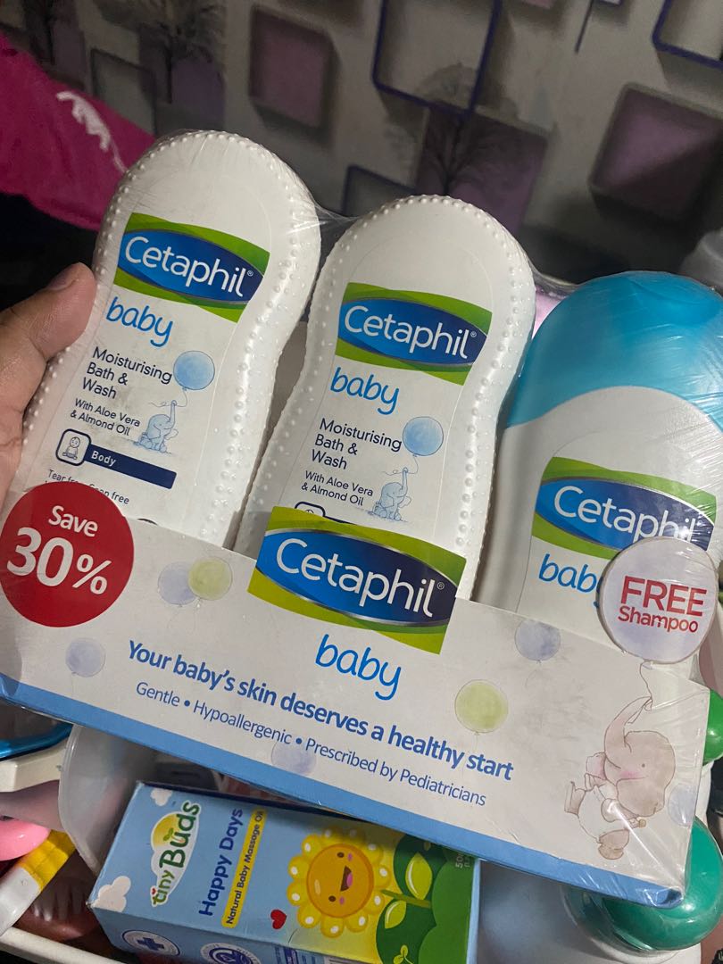 Original Cetaphil Bath Set, Babies & Kids, Bathing & Changing, Baby Toiletries & Grooming on