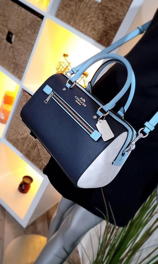 coach blue and white