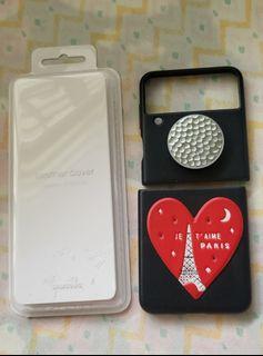 Original Samsung Z Flip 3 Leather Case