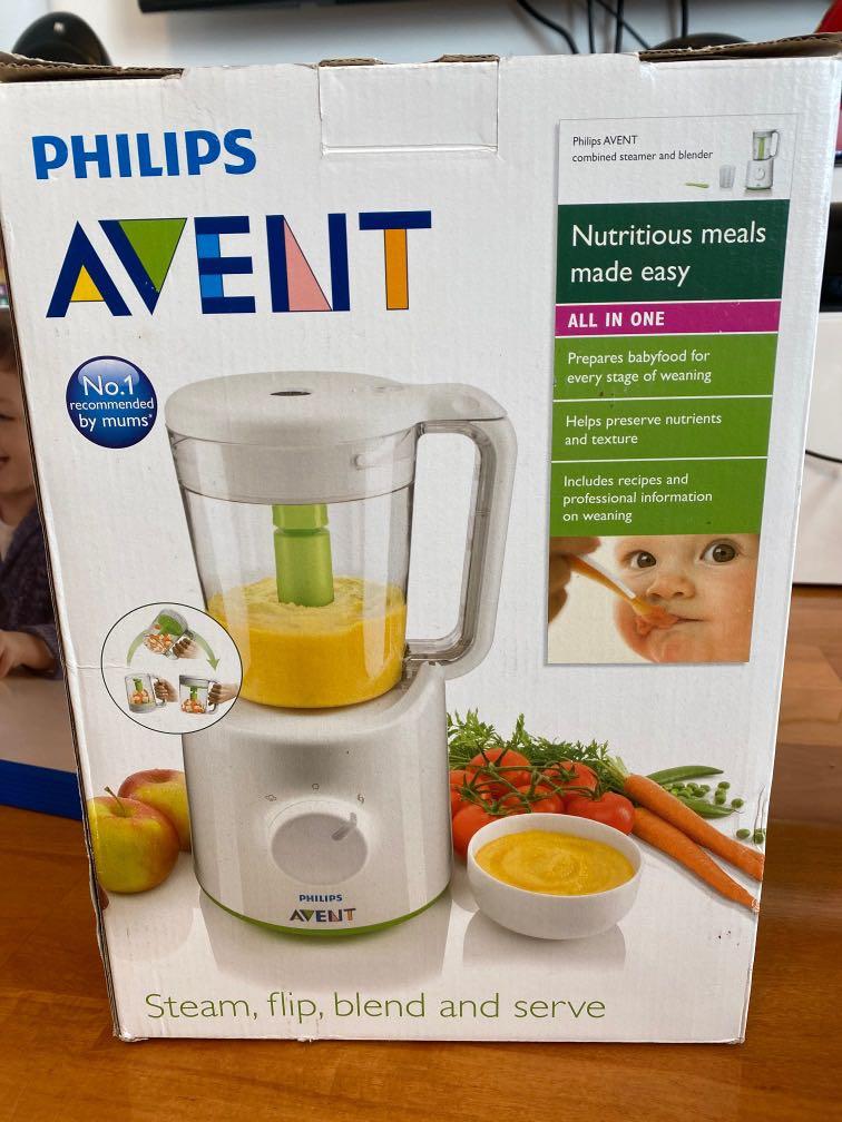Philips Avent Steamer and Blender, 兒童＆孕婦用品, 護理及餵哺, 護理及餵哺 母乳及奶瓶