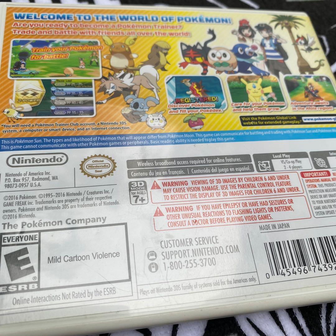 Pokemon Sun Nintendo 3DS, Video Gaming, Video Games