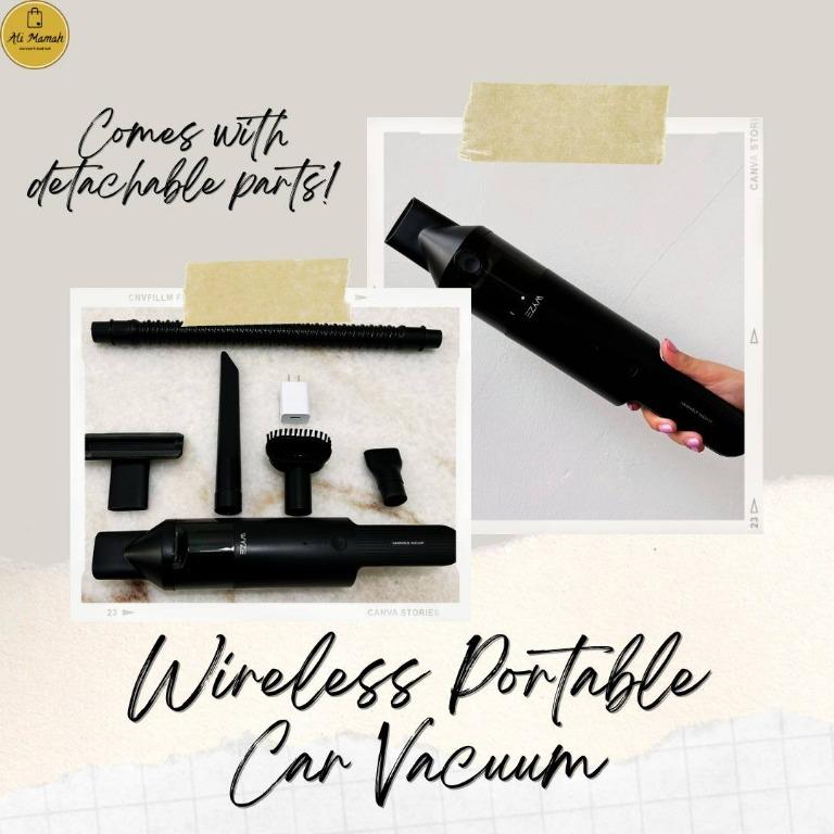 Portable Car Vacuum (Category: Carpets & Mats) located in Singapore. Submitted by alimamahsg (Listing ID 1139920561, Image 3). Description: MSRP: $85.90, but now it’s going for only $59.90!!! While stocks last! WYZE handheld vacuum is a US engineered product, assembled in China. It is lightweight and cordless which makes it easy to store. It has 16,800Pa/42.8AW suction power for home and car use. Moreover, it has a washable pre filter screen that