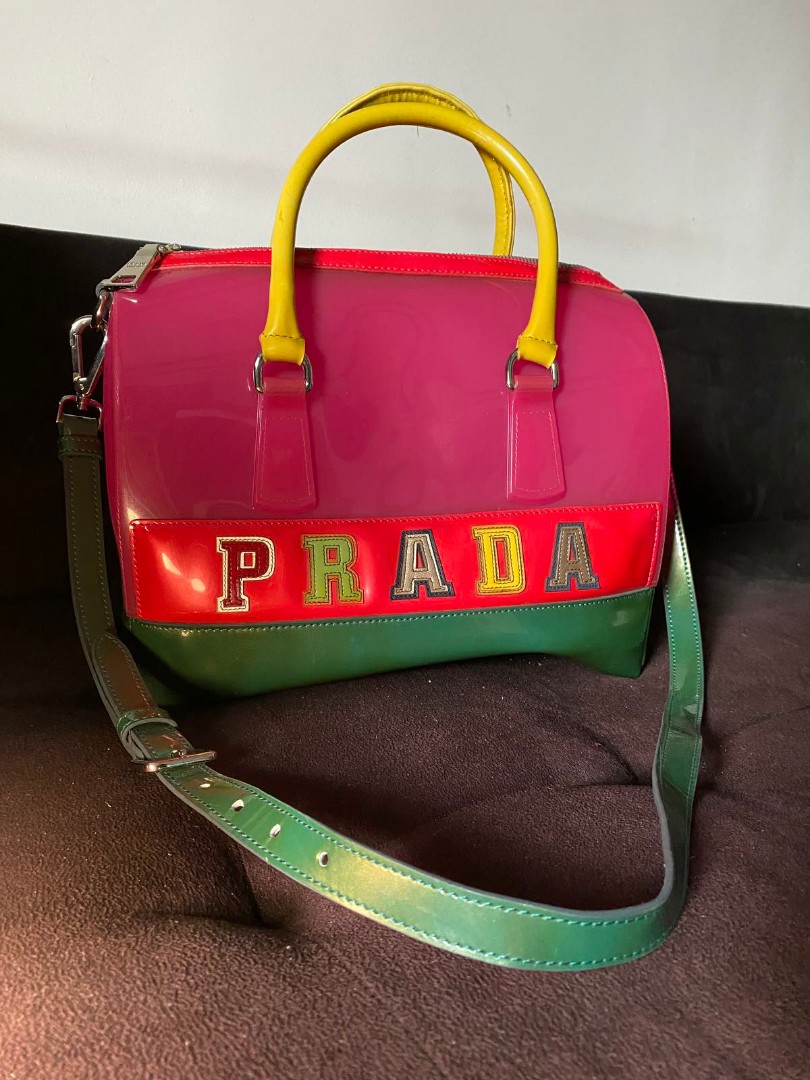 Prada jelly shop bag