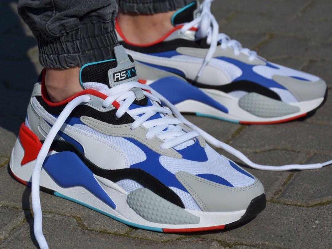 Puma red shop blue white