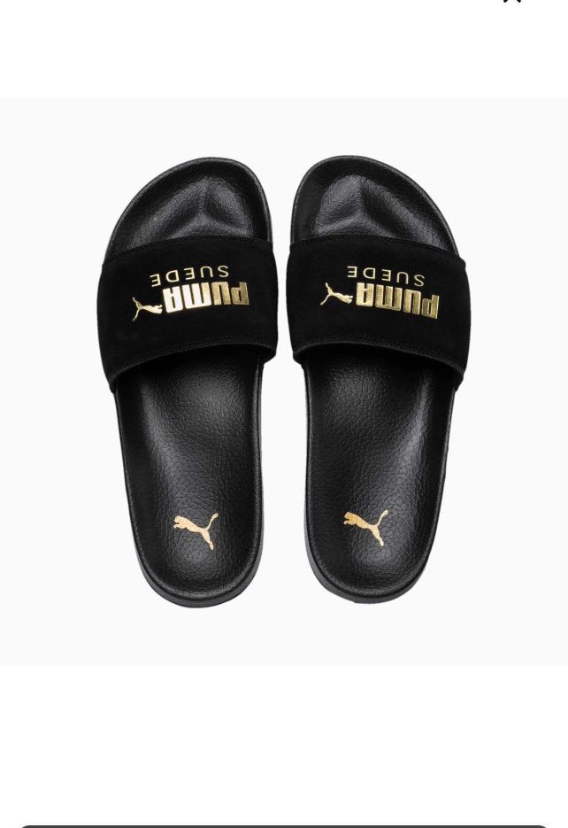 puma suede flip flops