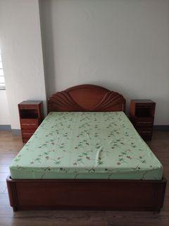 Queen Size Wooden Bed Frame only - not including mattress