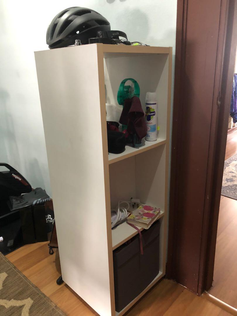 Rak Ikea Kallax Flysta, Furniture & Home Living, Furniture, Shelves