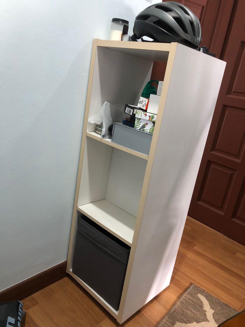 Rak Ikea Kallax Flysta, Furniture & Home Living, Furniture, Shelves