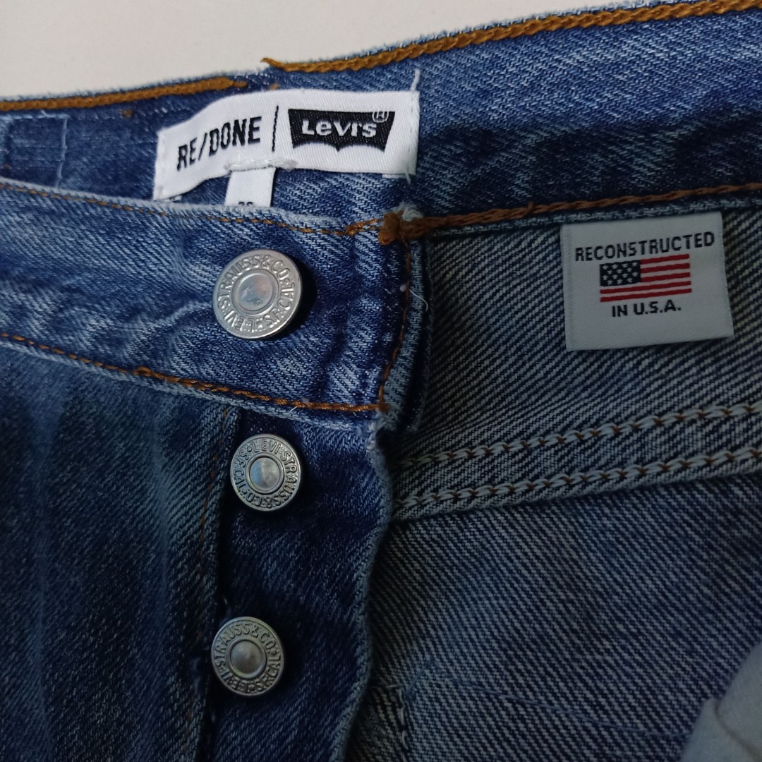 rare Levis 501 redone in USA, Men's Fashion, Bottoms, Jeans on Carousell