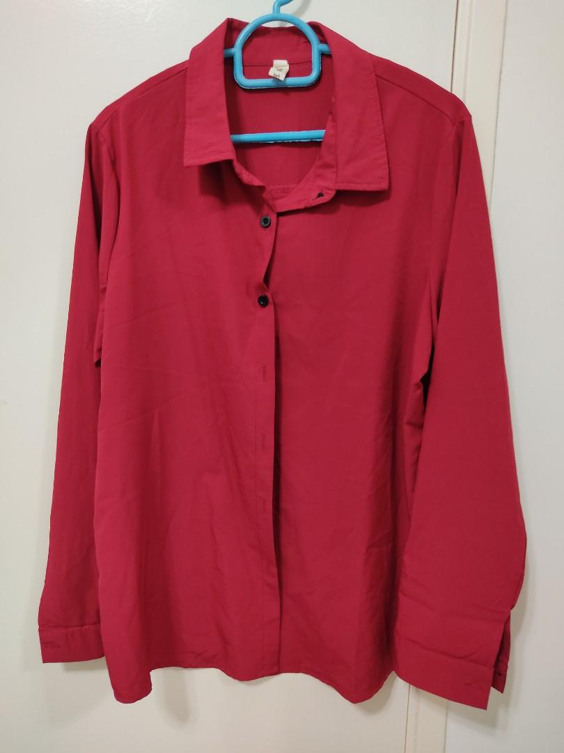 red formal tops